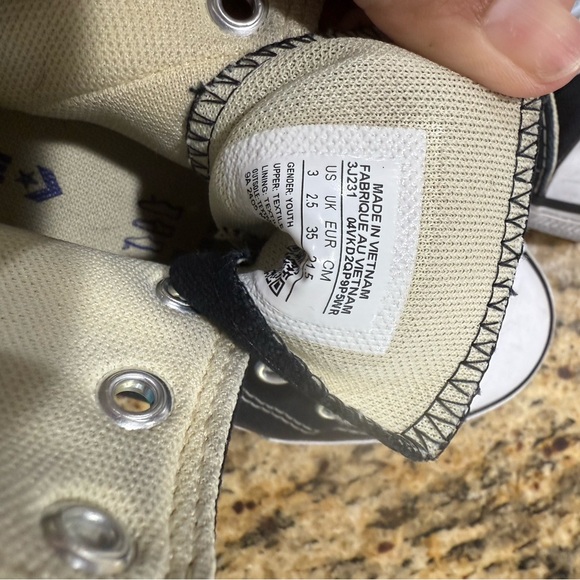 Converse Black Canvas Sneakers - Picture 6 of 7